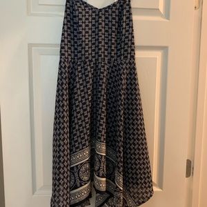 Navy blue tribal/aztec dress